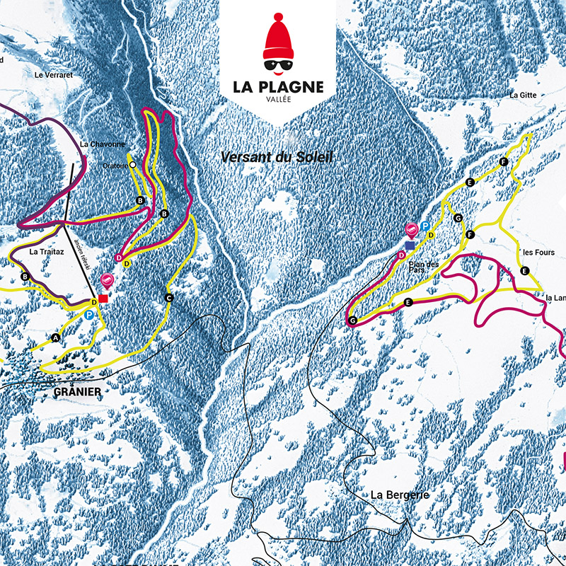 Plan Activités La Plagne Vallée Hiver 