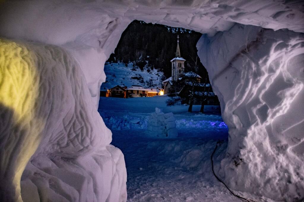 Grotte de neige sculptée Du 11 janv au 21 avr 2025