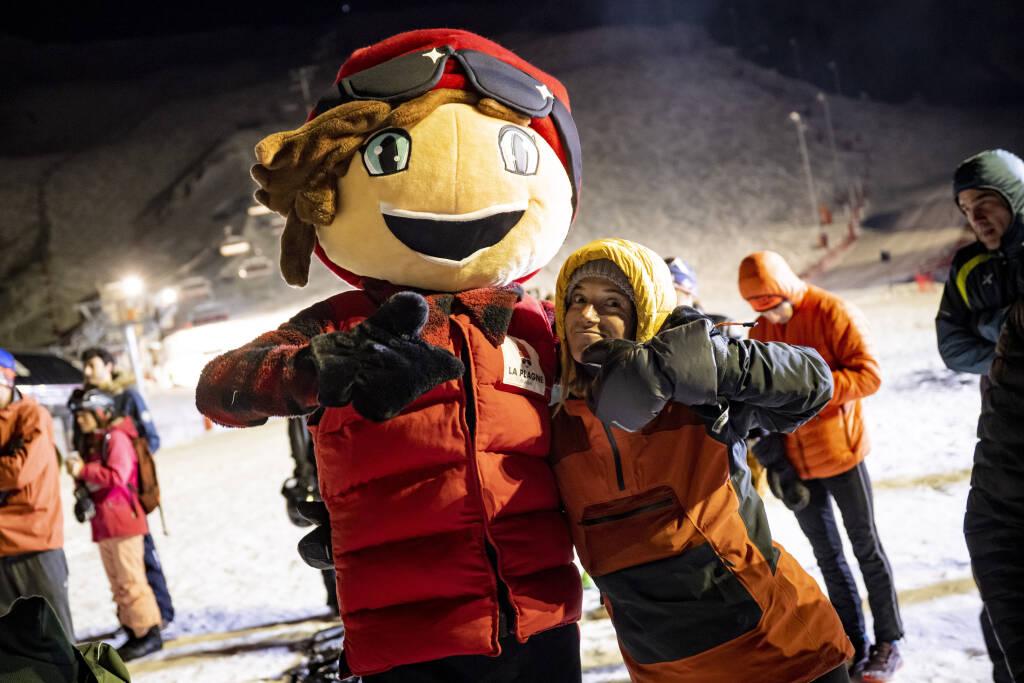 Rencontre avec la Mascotte de La Plagne Le 9 janv 2025