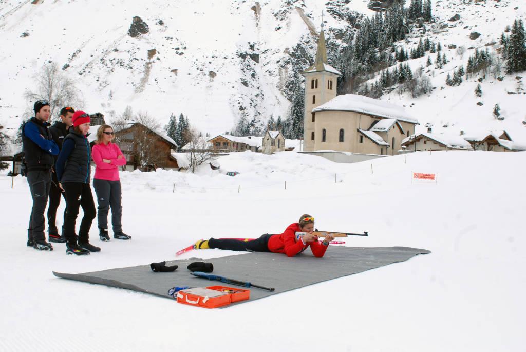 Initiation Au Biathlon Champagny En Vanoise : Biathlon Et Tir à ...