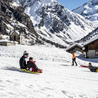 Piste de luge - Champagny le Haut