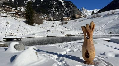 Exposition de sculptures sur bois_Champagny-en-Vanoise