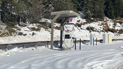 Borne de recharge pour véhicule électrique_La Plagne