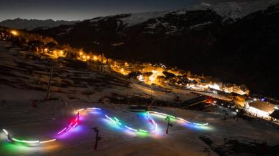 Soirée du Nouvel An : Descente aux flambeaux et Feu d'artifices_Plagne-Montalbert