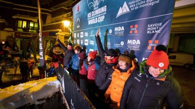 Cérémonie d'ouverture de la coupe du monde d'escalade sur glace_Champagny-en-Vanoise